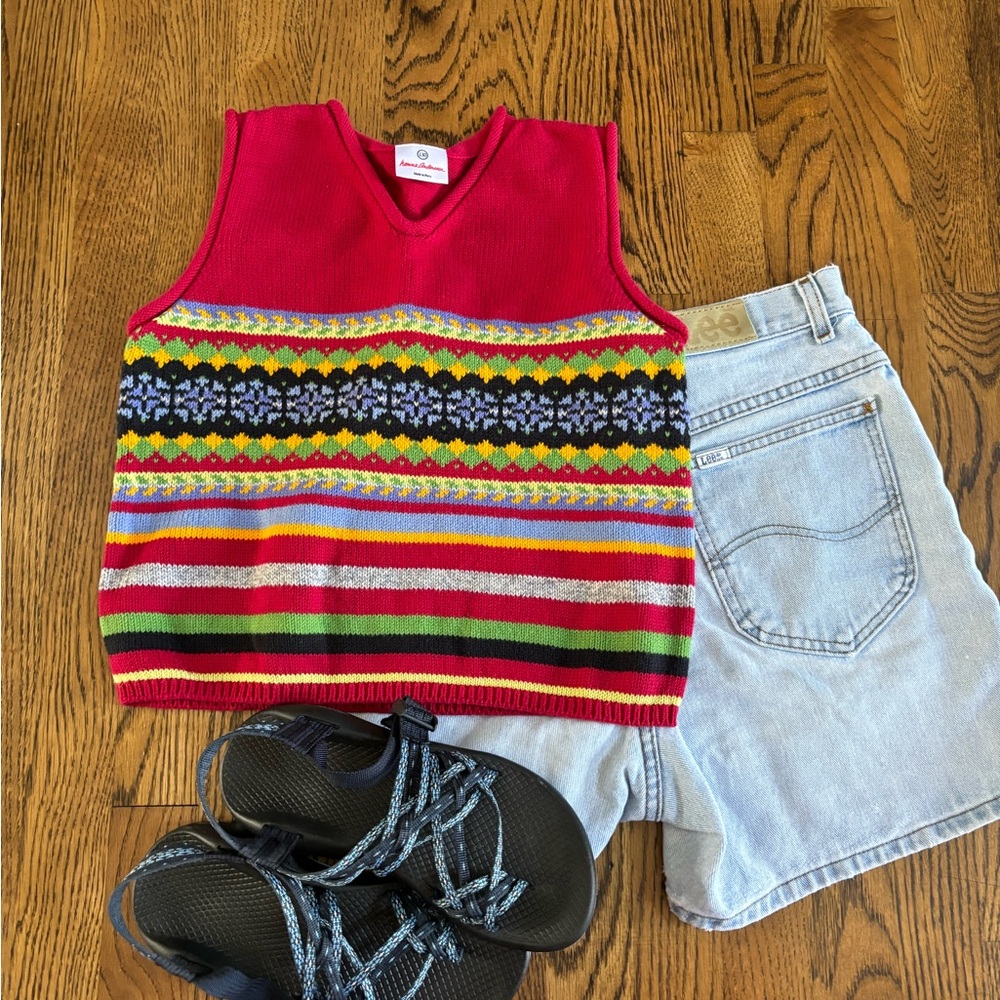 Hanna Andersson Pink Knit Vest